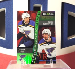 Jordan Kyrou / Pavel Buchnevich 2022-23 - Synergistic Duos /599 Synergy Upper